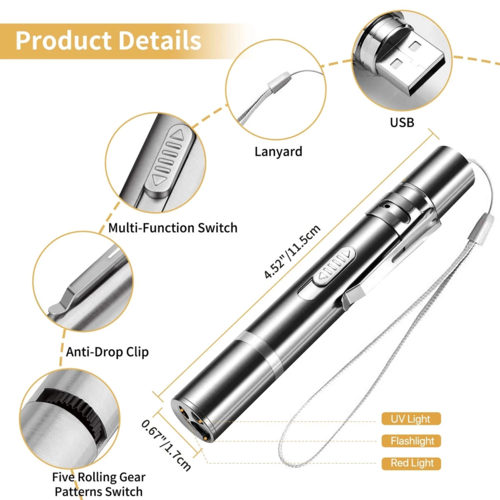 Haustier-Trainingsgerät, Katzenspielzeug, LED-Zeiger