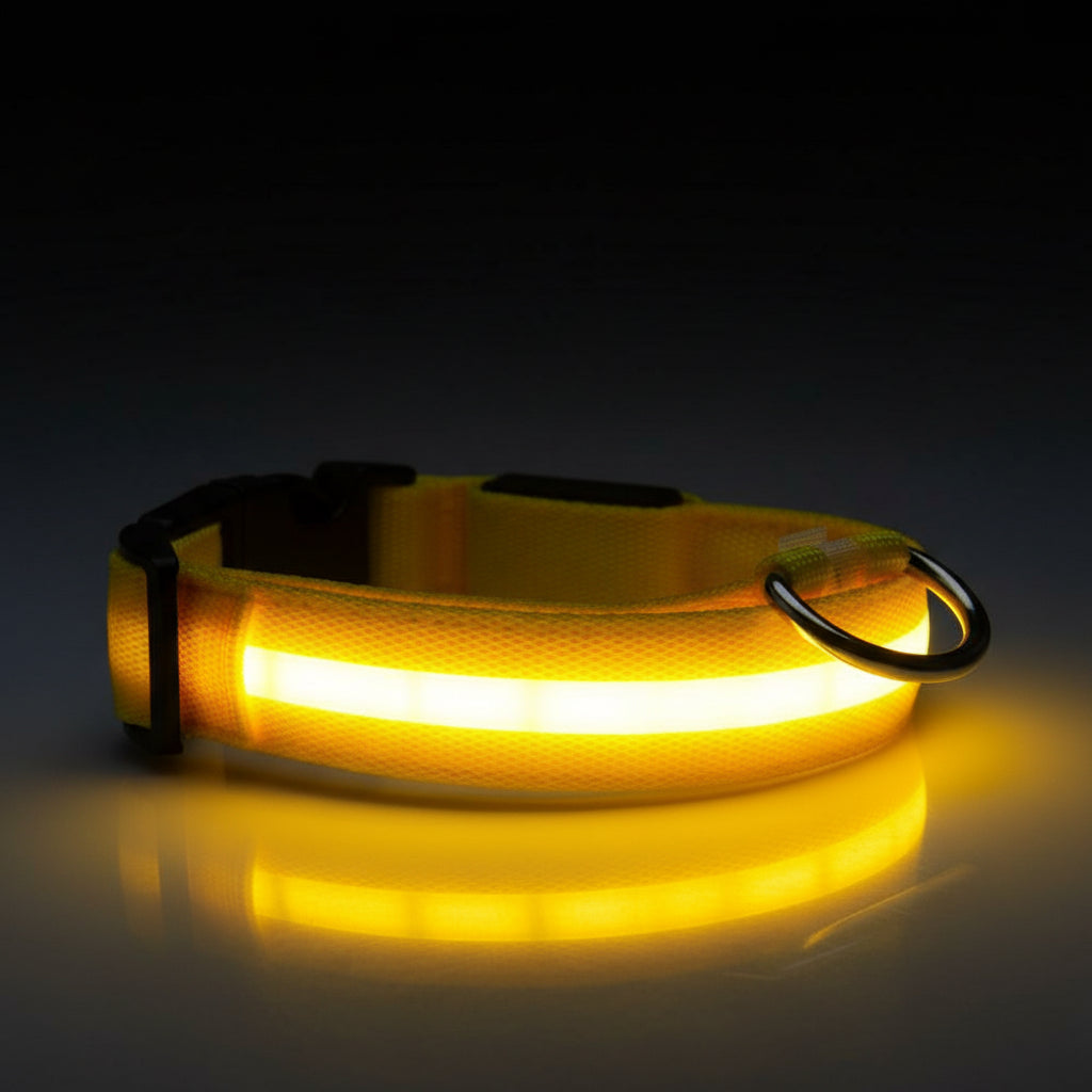 USB-wiederaufladbares LED-Hundehalsband